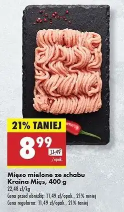 Biedronka Mięso mielone ze schabu Kraina Mięs oferta