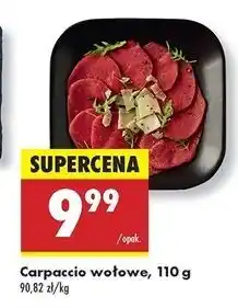Biedronka Carpaccio wołowe oferta