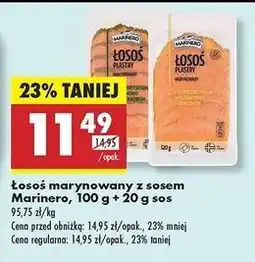 Biedronka Łosoś koper z sosem chrzanowo-śmietanowym Marinero oferta