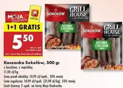 Biedronka Kaszanka z wątróbką i cebulką Sokołów Grill House oferta