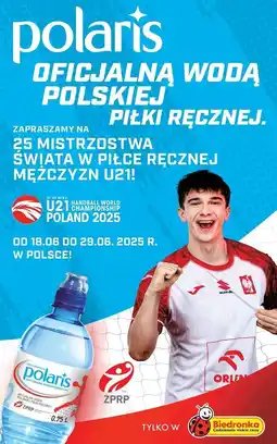 Biedronka Woda niegazowana Polaris oferta