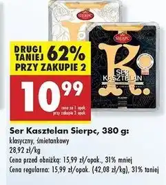 Biedronka Ser kasztelan śmietankowy Sierpc oferta