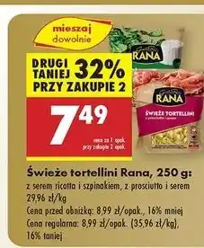 Biedronka Tortellini z prosciutto i serem Giovanni Rana oferta