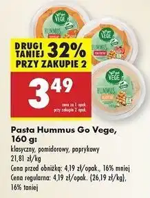 Biedronka Hummus paprykowy Govege oferta