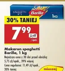 Biedronka Makaron spaghetti no 5 Barilla oferta