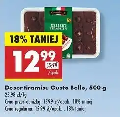 Biedronka Deser tiramisu Gustobello oferta
