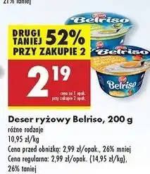 Biedronka Ryż na mleku pistacjowy Zott Belriso oferta