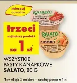 Biedronka Pasta z łososiem i szczypiorkiem Salato oferta