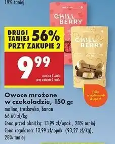 Biedronka Banan mrożony Chill Berry oferta