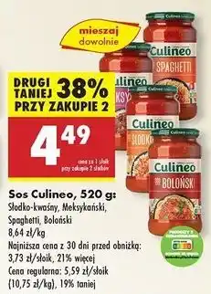 Biedronka Sos spaghetti Culineo oferta