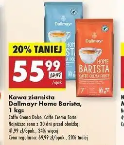 Biedronka Kawa Dallmayr Home Barista Caffe Crema Forte oferta