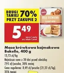 Biedronka Masa krówkowa kajmak Bakello oferta