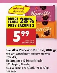 Biedronka Ciastka paryskie morelowe Bonitki oferta