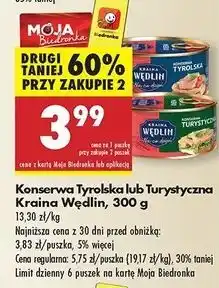Biedronka Konserwa turystyczna Kraina Wędlin oferta