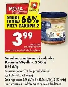 Biedronka Smalec z mięsem i cebulą Kraina Wędlin oferta