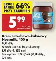 Biedronka Krem kakaowo-orzechowy Nussmilk oferta