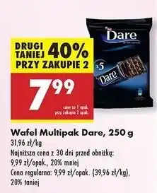Biedronka Wafelki w ciemnej czekoladzie Eti Dare oferta