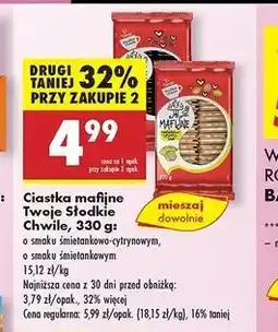 Biedronka Ciastka mafijne lemon Twoje Słodkie Chwile oferta