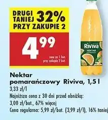 Biedronka Nektar pomarańczowy Riviva oferta