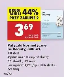 Biedronka Patyczki higieniczne Be Beauty oferta