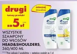 Biedronka Odżywka do włosów citrus fresh Head&Shoulders oferta