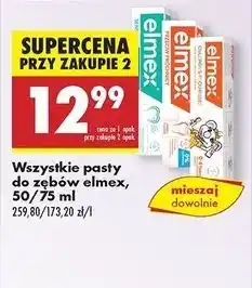 Biedronka Pasta do zębów z aminofluorkiem Elmex Sensitive oferta