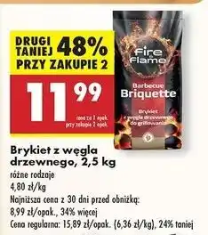 Biedronka Brykiet drzewny Fire & Flame oferta