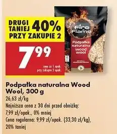 Biedronka Podpałka do grilla wełna drzewna Fire & Flame oferta