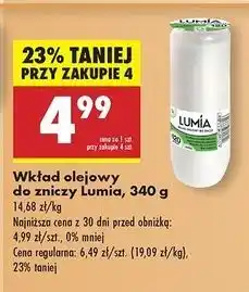 Biedronka Wkład olejowy do zniczy 120 Lumia oferta