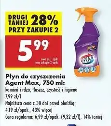 Biedronka Płyn do czyszczenia higieniczna czystość Agent Max oferta