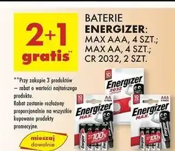 Biedronka Baterie cr2032 Energizer oferta