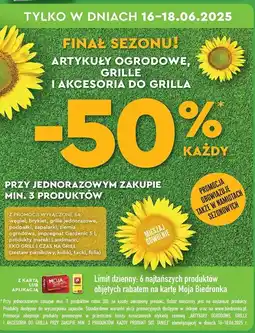 Biedronka Artykuły ogrodowe, grille i akcesoria do grilla oferta
