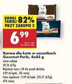 Biedronka Karma dla kota chef's recipes Purina Gourmet A La Carte oferta