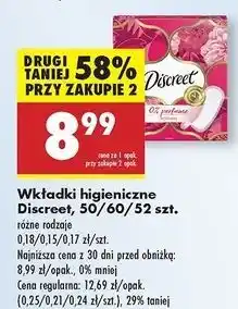 Biedronka Wkładki normal Discreet oferta