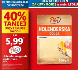 Lidl Ser gouda holenderska Pilos oferta