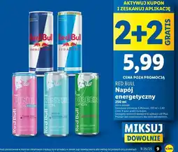 Lidl Napój energetyczny kaktus Red Bull The Summer Edition oferta