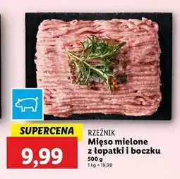 Lidl Mięso mielone z łopatki i boczku Rzeźnik Codzienna Dostawa oferta