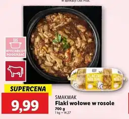 Lidl Flaki wołowe w rosole Smak Mak oferta