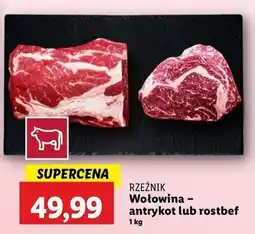 Lidl Stek z antrykotu wołowego Rzeźnik Codzienna Dostawa oferta