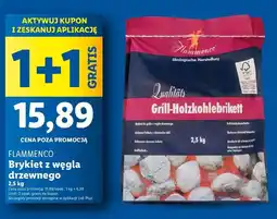 Lidl Brykiet wegla drzewnego Flammenco oferta