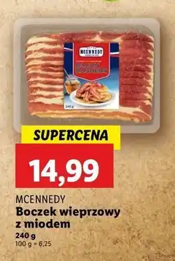 Lidl Boczek wędzony z miodem Mcennedy oferta