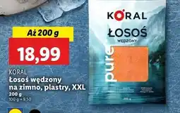 Lidl Łosoś wędzony pure Koral oferta