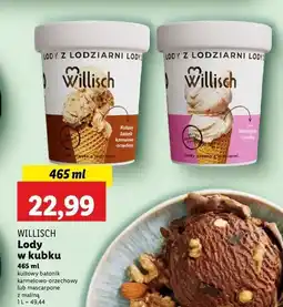 Lidl Lody mascarpone z maliną Willisch oferta