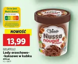 Lidl Lody orzechowo-kakaowe Gelatelli oferta