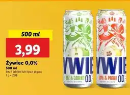 Lidl Piwo Żywiec Lipa & Pigwa oferta