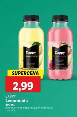 Lidl Lemoniada cytryna i mięta Cappy oferta