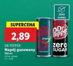 Lidl Napój zero Dr Pepper oferta
