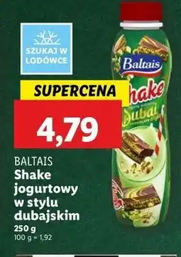 Lidl Shake dubai Baltais oferta