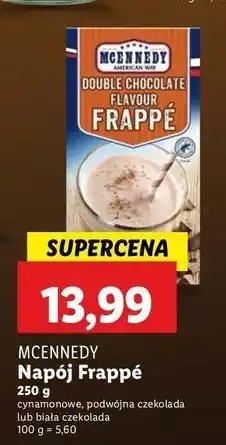 Lidl Napój frappe biała czekolada Mcennedy oferta