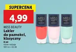 Lidl Lakier do paznokci Miss Beauty oferta